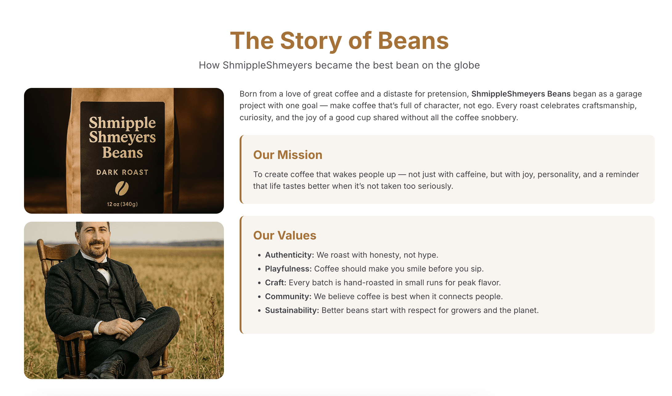 Brand Story Module